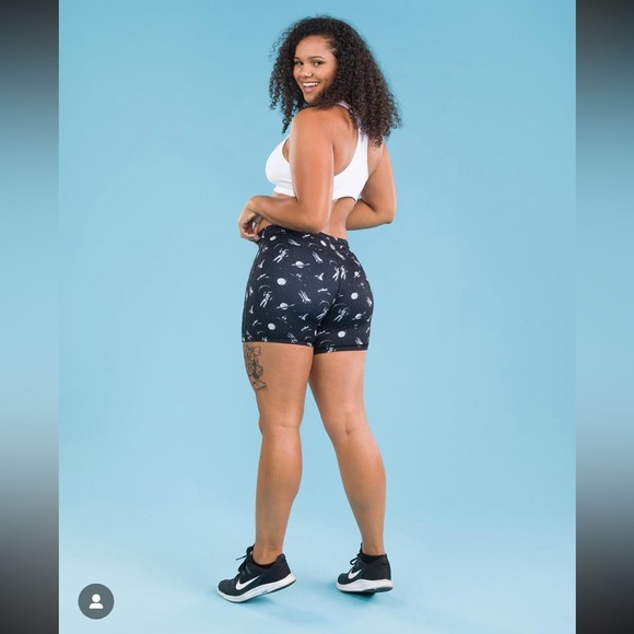 I AM BECOMING SPACE SHORTS - Picture 1 of 5